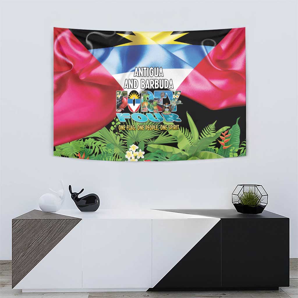 Antigua and Barbuda Independence Day Tapestry 44th Anniversary One Flag One People One Spirit - Wonder Print Shop