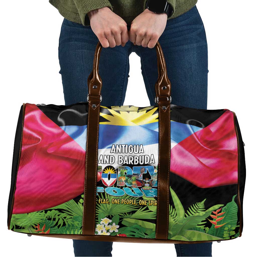 Antigua and Barbuda Independence Day Travel Bag 44th Anniversary One Flag One People One Spirit - Wonder Print Shop
