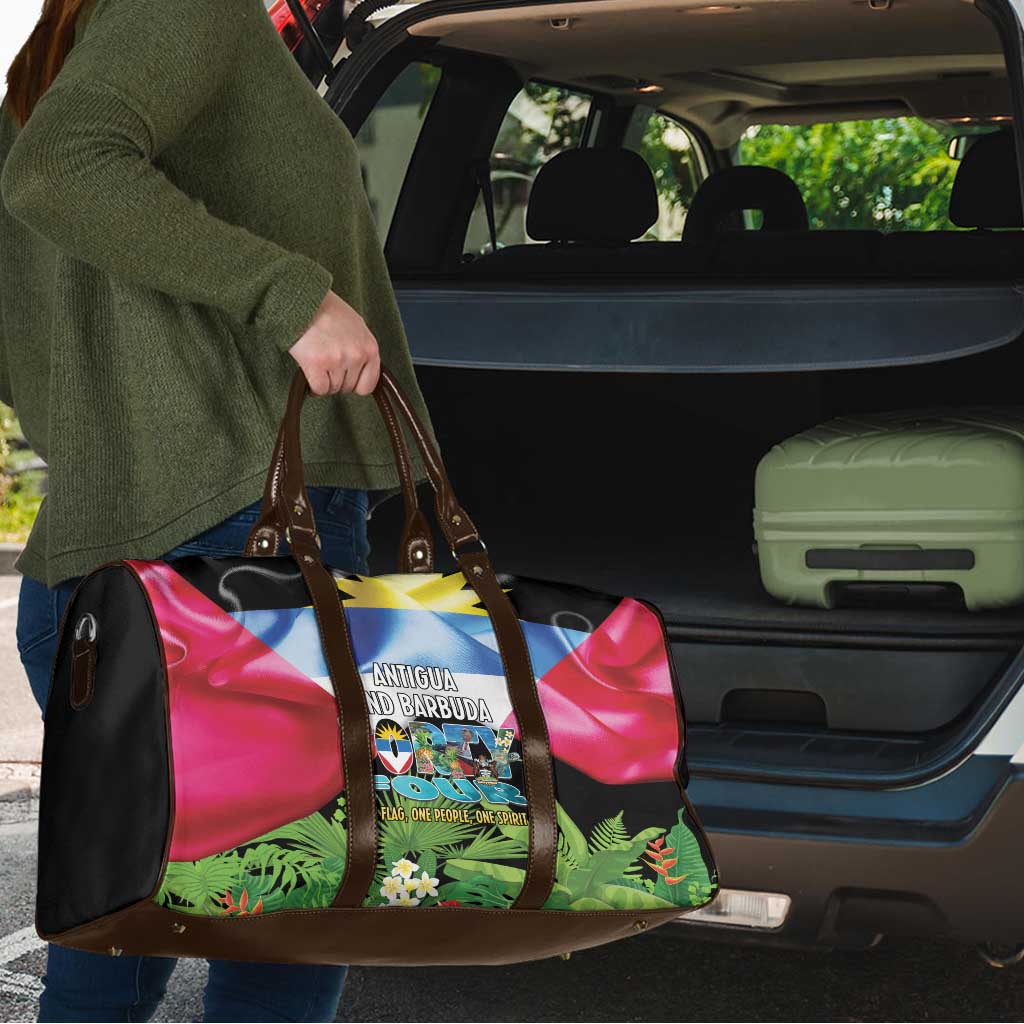 Antigua and Barbuda Independence Day Travel Bag 44th Anniversary One Flag One People One Spirit - Wonder Print Shop