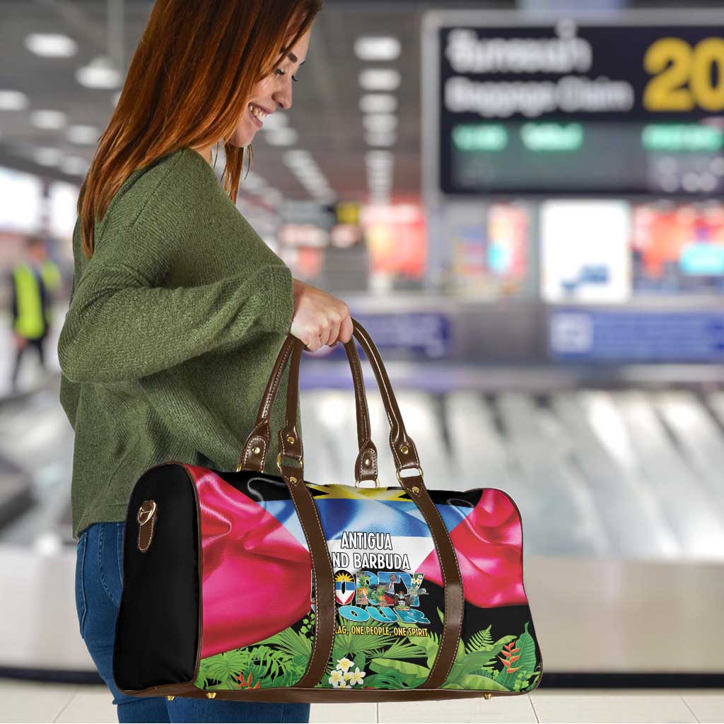 Antigua and Barbuda Independence Day Travel Bag 44th Anniversary One Flag One People One Spirit - Wonder Print Shop