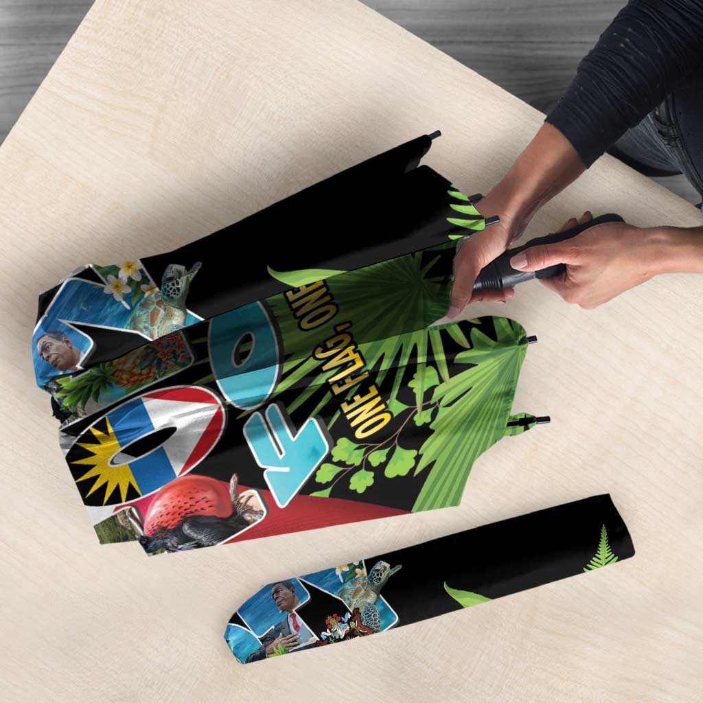 Antigua and Barbuda Independence Day Umbrella 44th Anniversary One Flag One People One Spirit - Wonder Print Shop