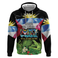 Antigua and Barbuda Independence Day Zip Hoodie 44th Anniversary One Flag One People One Spirit - Wonder Print Shop