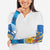 Barbados Independence Day Arm Sleeves Gold Trident and Flying Fish - Wonder Print Shop