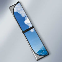 Barbados Independence Day Auto Sun Shade Gold Trident and Flying Fish - Wonder Print Shop