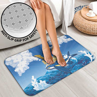 Barbados Independence Day Bathroom Set Gold Trident and Flying Fish - Wonder Print Shop