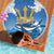Barbados Independence Day Beach Blanket Gold Trident and Flying Fish - Wonder Print Shop