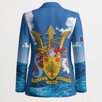 Barbados Independence Day Blazer Gold Trident and Flying Fish - Wonder Print Shop