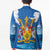 Barbados Independence Day Blazer Gold Trident and Flying Fish - Wonder Print Shop