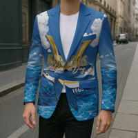 Barbados Independence Day Blazer Gold Trident and Flying Fish - Wonder Print Shop