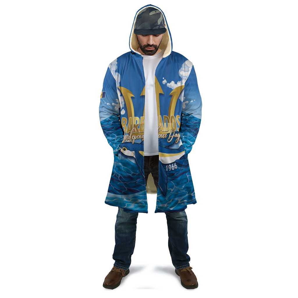 Barbados Independence Day Cloak Gold Trident and Flying Fish - Wonder Print Shop