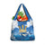 Barbados Independence Day Grocery Bag Gold Trident and Flying Fish - Wonder Print Shop