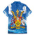 Barbados Independence Day Hawaiian Shirt Gold Trident and Flying Fish - Wonder Print Shop