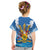 Barbados Independence Day Kid T Shirt Gold Trident and Flying Fish - Wonder Print Shop
