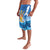 Barbados Independence Day Lavalava Gold Trident and Flying Fish - Wonder Print Shop
