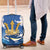 Barbados Independence Day Luggage Cover Gold Trident and Flying Fish - Wonder Print Shop