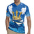 Barbados Independence Day Rugby Jersey Gold Trident and Flying Fish - Wonder Print Shop