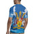 Barbados Independence Day Rugby Jersey Gold Trident and Flying Fish - Wonder Print Shop