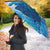 Barbados Independence Day Umbrella Gold Trident and Flying Fish - Wonder Print Shop