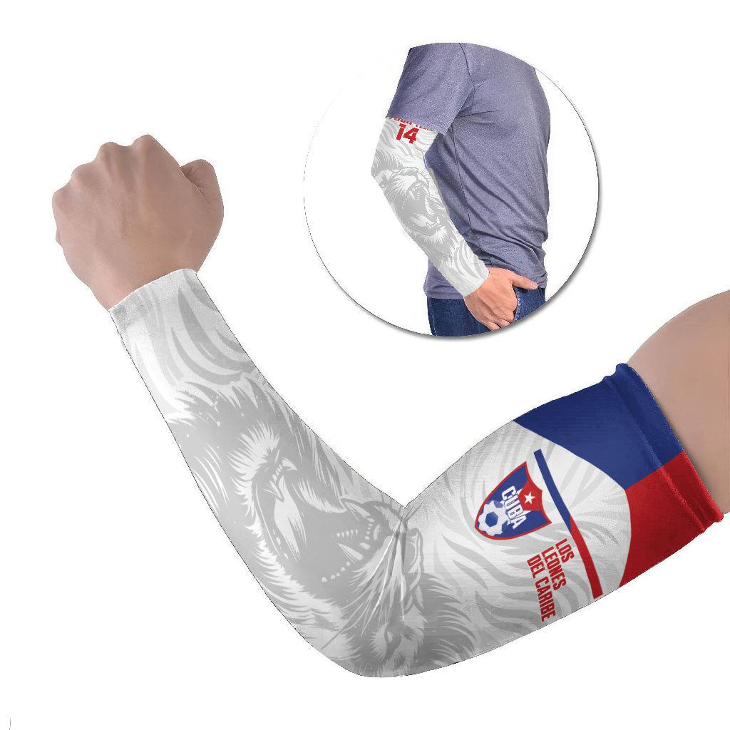 Cuba Football 2026 Custom Arm Sleeves Vamos Los Leones del Caribe
