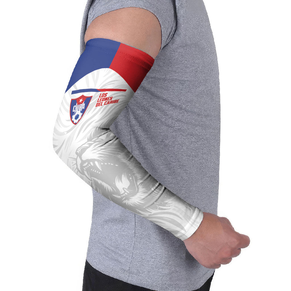 Cuba Football 2026 Custom Arm Sleeves Vamos Los Leones del Caribe
