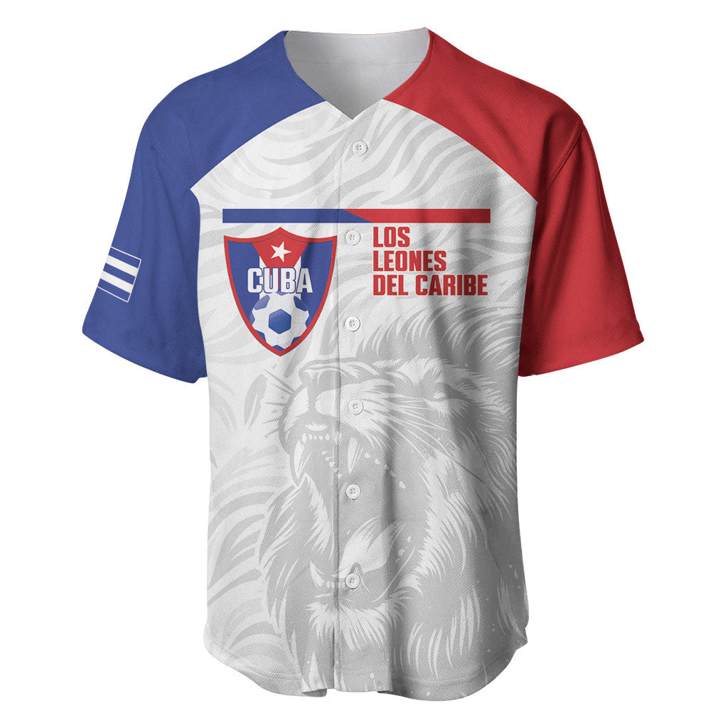 Cuba Football 2026 Custom Baseball Jersey Vamos Los Leones del Caribe