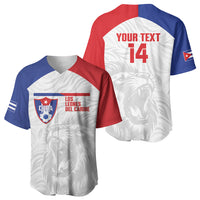Cuba Football 2026 Custom Baseball Jersey Vamos Los Leones del Caribe