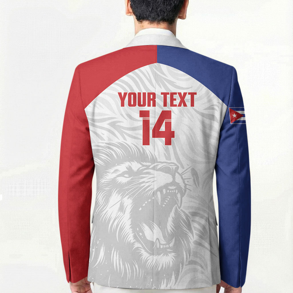 Cuba Football 2026 Custom Blazer Vamos Los Leones del Caribe