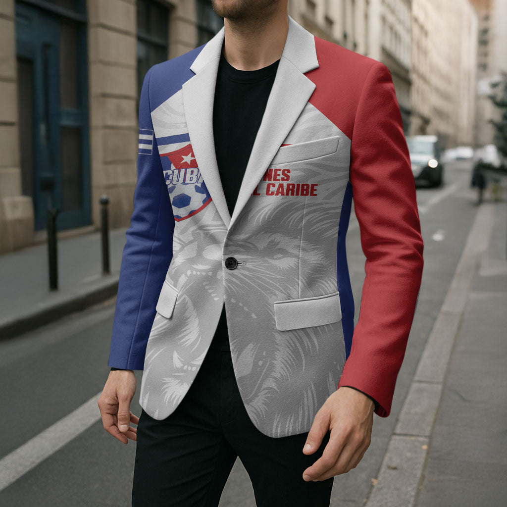 Cuba Football 2026 Custom Blazer Vamos Los Leones del Caribe