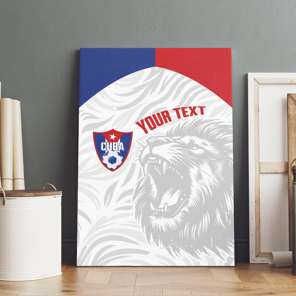 Cuba Football 2026 Custom Canvas Wall Art Vamos Los Leones del Caribe