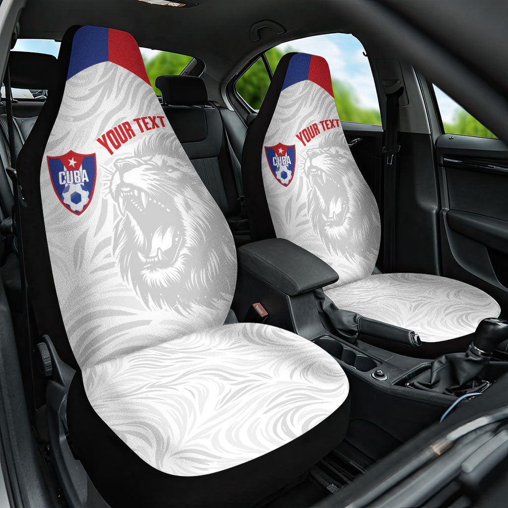 Cuba Football 2026 Custom Car Seat Cover Vamos Los Leones del Caribe