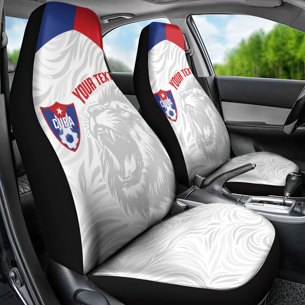 Cuba Football 2026 Custom Car Seat Cover Vamos Los Leones del Caribe