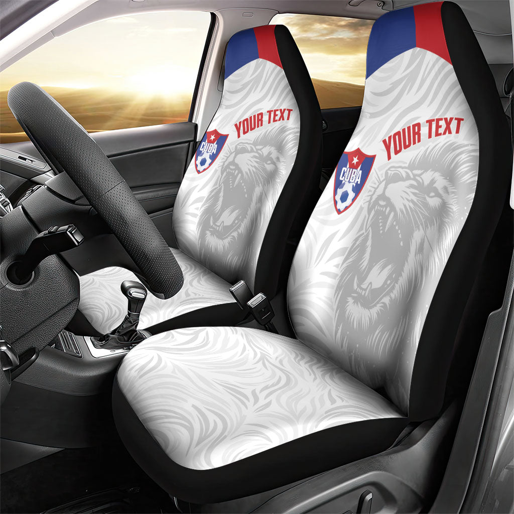 Cuba Football 2026 Custom Car Seat Cover Vamos Los Leones del Caribe