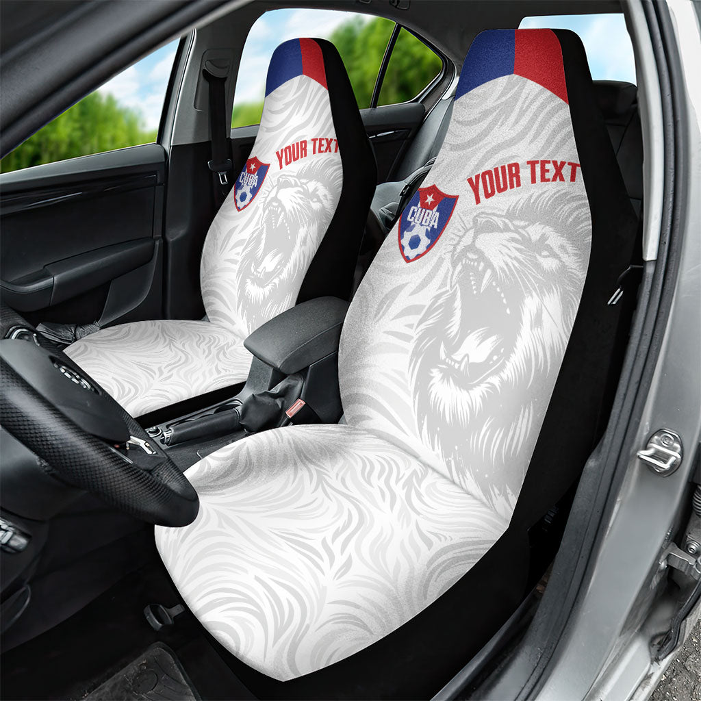 Cuba Football 2026 Custom Car Seat Cover Vamos Los Leones del Caribe