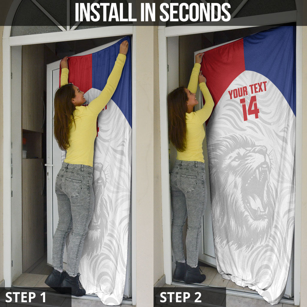 Cuba Football 2026 Custom Door Cover Vamos Los Leones del Caribe