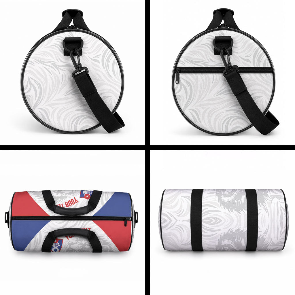 Cuba Football 2026 Custom Duffle Bag Vamos Los Leones del Caribe