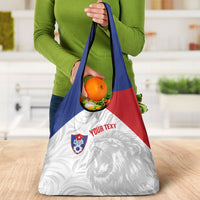Cuba Football 2026 Custom Grocery Bag Vamos Los Leones del Caribe
