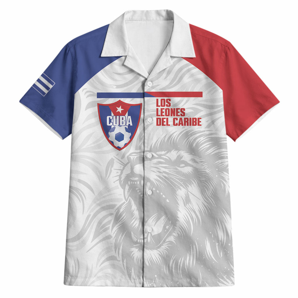 Cuba Football 2026 Custom Hawaiian Shirt Vamos Los Leones del Caribe