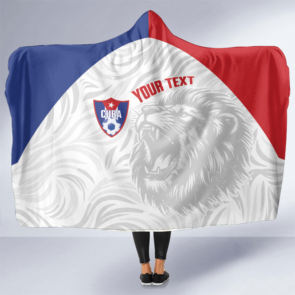 Cuba Football 2026 Custom Hooded Blanket Vamos Los Leones del Caribe