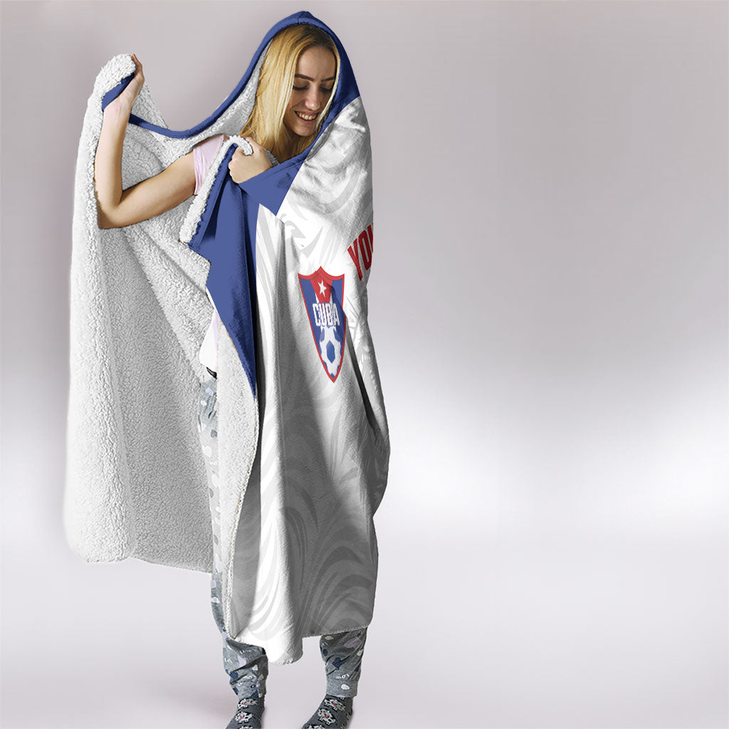 Cuba Football 2026 Custom Hooded Blanket Vamos Los Leones del Caribe