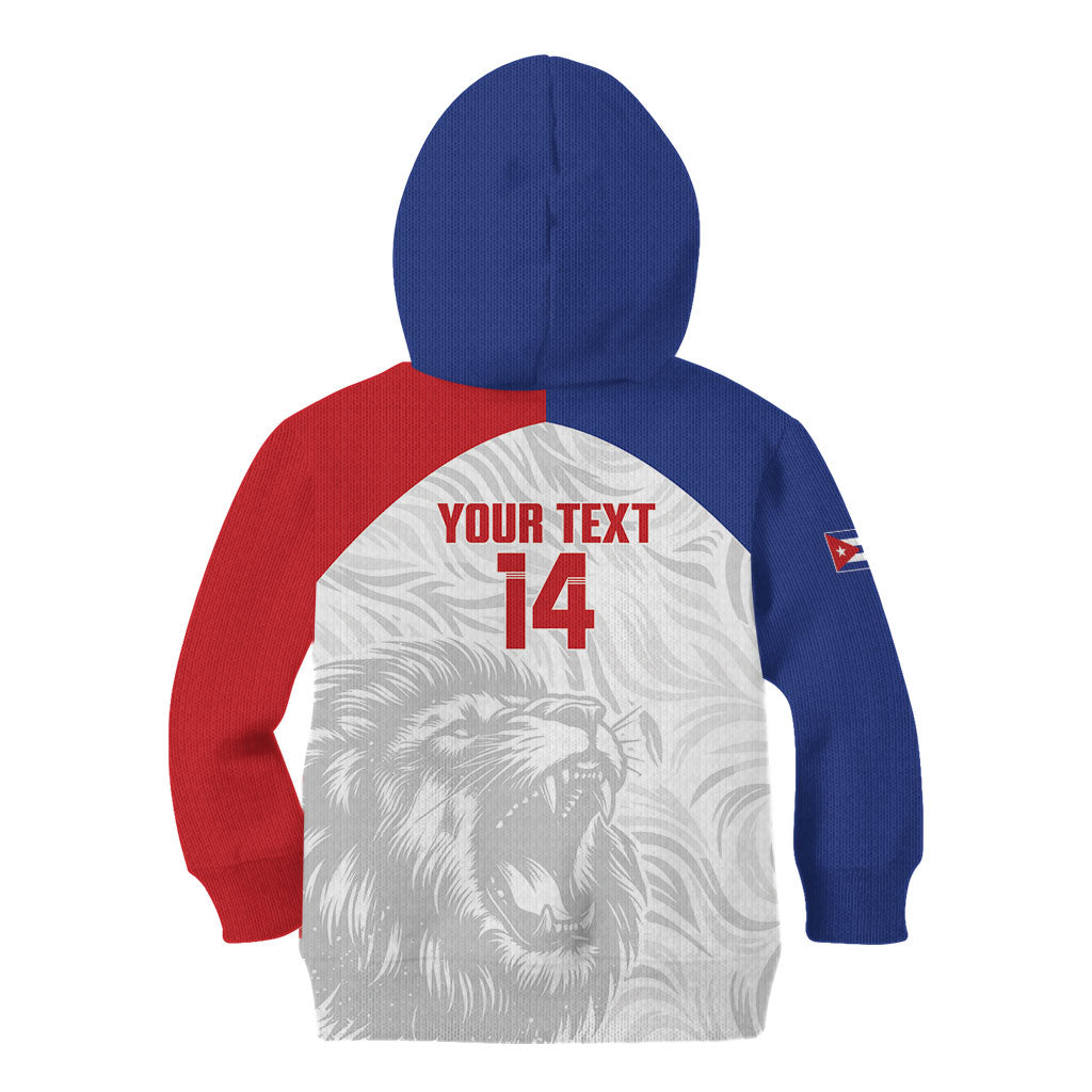 Cuba Football 2026 Custom Kid Hoodie Vamos Los Leones del Caribe