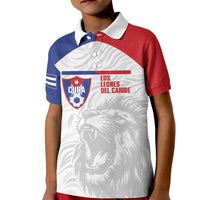 Cuba Football 2026 Custom Kid Polo Shirt Vamos Los Leones del Caribe