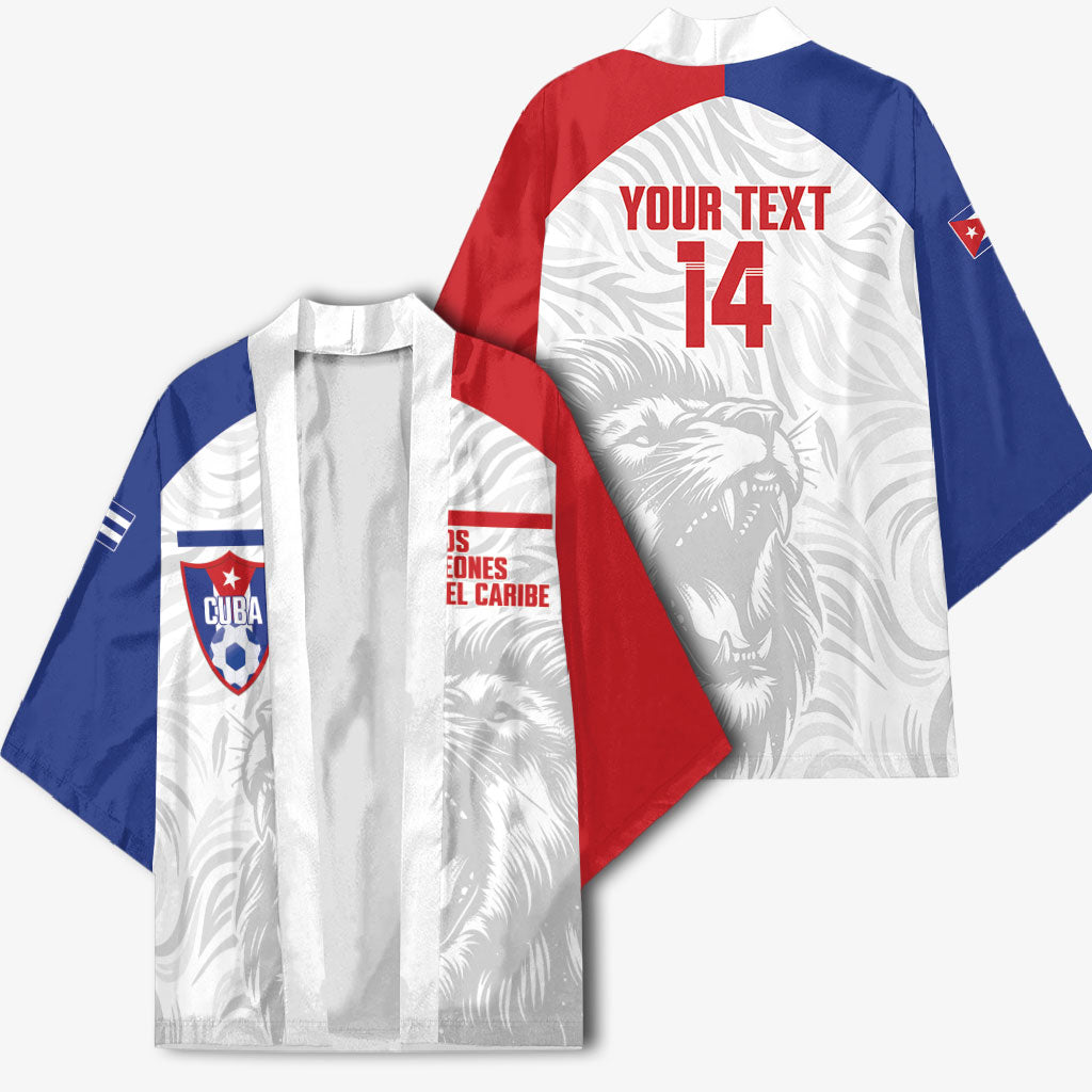 Cuba Football 2026 Custom Kimono Vamos Los Leones del Caribe