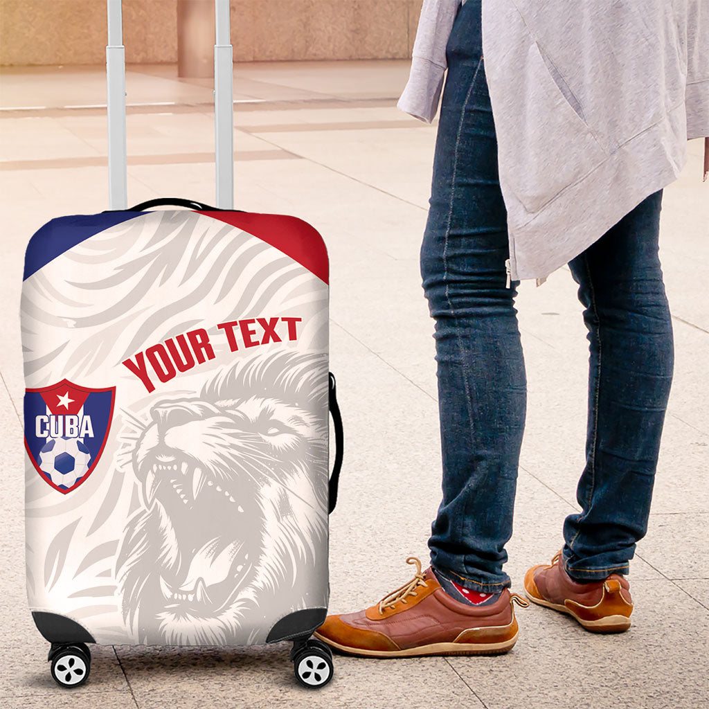 Cuba Football 2026 Custom Luggage Cover Vamos Los Leones del Caribe