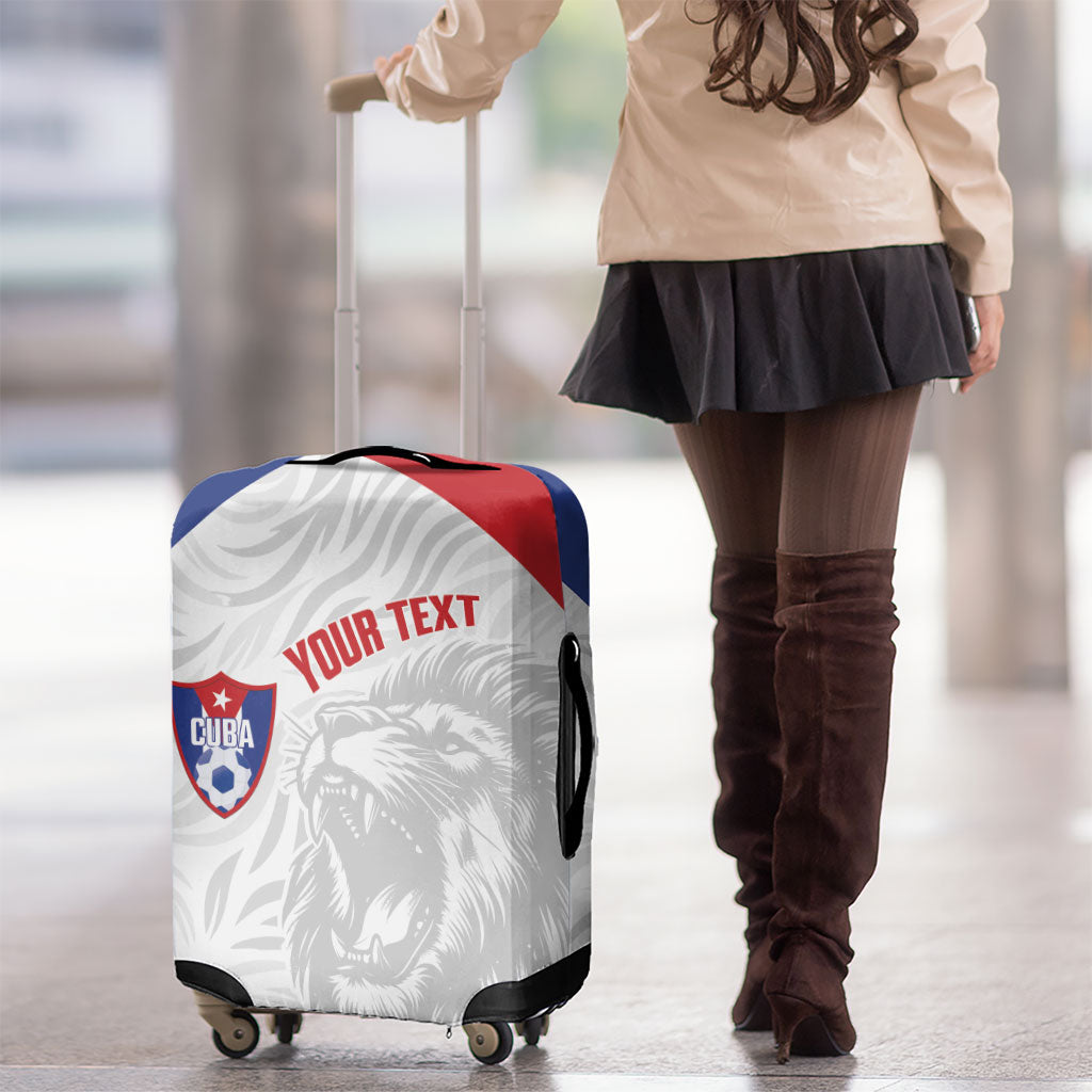 Cuba Football 2026 Custom Luggage Cover Vamos Los Leones del Caribe
