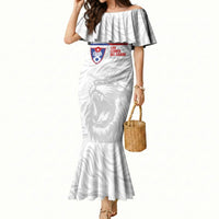 Cuba Football 2026 Custom Mermaid Dress Vamos Los Leones del Caribe