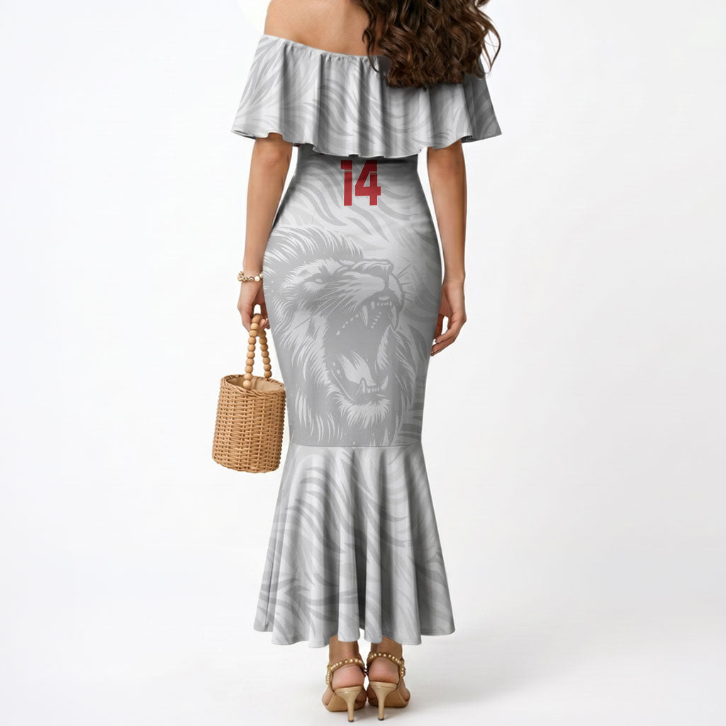Cuba Football 2026 Custom Mermaid Dress Vamos Los Leones del Caribe
