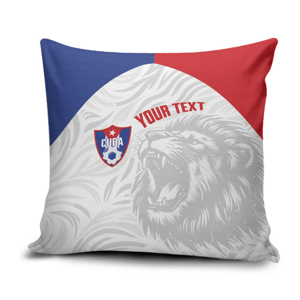 Cuba Football 2026 Custom Pillow Cover Vamos Los Leones del Caribe