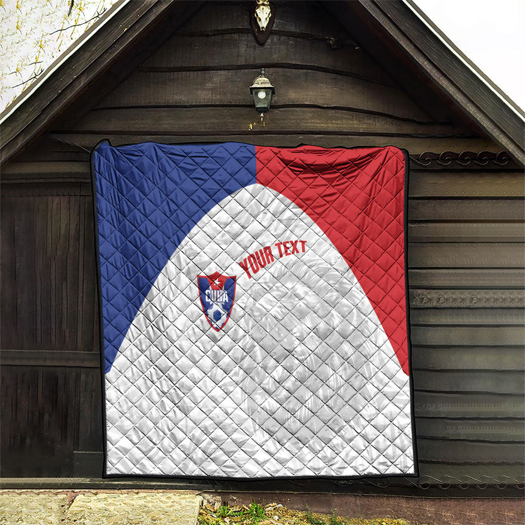 Cuba Football 2026 Custom Quilt Vamos Los Leones del Caribe