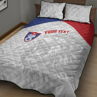 Cuba Football 2026 Custom Quilt Bed Set Vamos Los Leones del Caribe