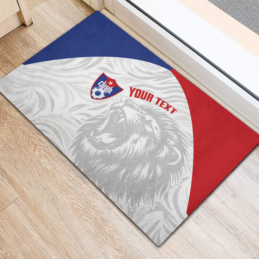 Cuba Football 2026 Custom Rubber Doormat Vamos Los Leones del Caribe